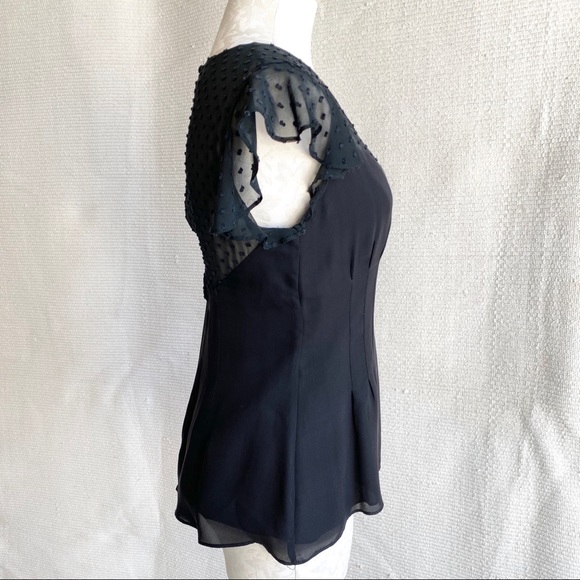 Anthro VTG 90s Witchy Woman Silk Faux Bustier Top - Picture 2 of 8